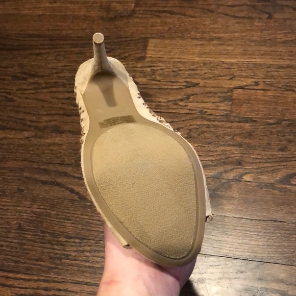 NWOT Caged Rhinestone Heels - Picture 4 of 4